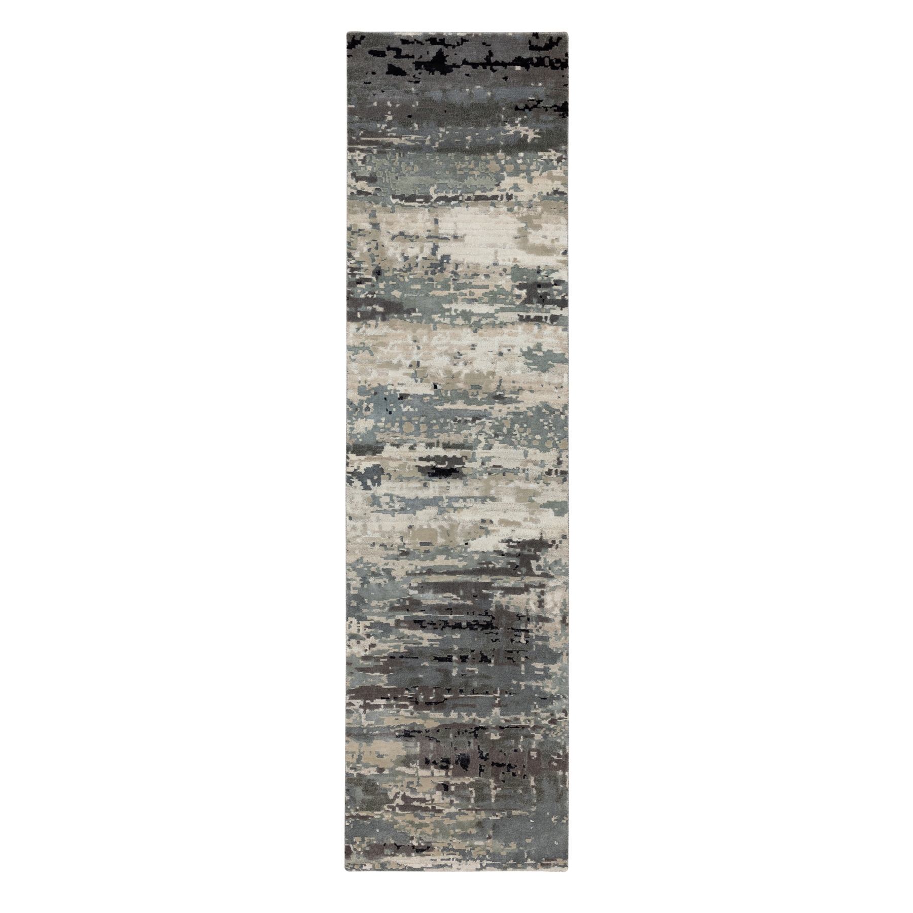 Modern & Contemporary Silk Hand-Knotted Area Rug 2'8